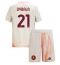 AS Roma Paulo Dybala #21 Replika Bortatröja Barn 2024-25 Kortärmad (+ byxor)