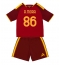 AS Roma Rodrigo Mora #86 Replika Hemmatröja Barn 2026-27 Kortärmad (+ byxor)