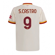 AS Roma Santiago Castro #9 Replika Bortatröja 2026-27 Kortärmad