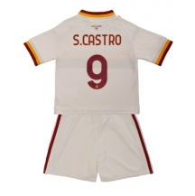 AS Roma Santiago Castro #9 Replika Bortatröja Barn 2026-27 Kortärmad (+ byxor)