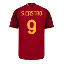 AS Roma Santiago Castro #9 Replika Hemmatröja 2026-27 Kortärmad