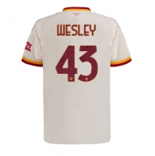 AS Roma Wesley Franca #43 Replika Bortatröja 2026-27 Kortärmad