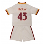 AS Roma Wesley Franca #43 Replika Bortatröja Barn 2026-27 Kortärmad (+ byxor)