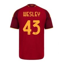 AS Roma Wesley Franca #43 Replika Hemmatröja 2026-27 Kortärmad
