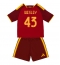 AS Roma Wesley Franca #43 Replika Hemmatröja Barn 2026-27 Kortärmad (+ byxor)