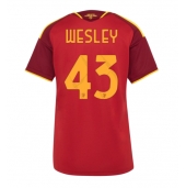 AS Roma Wesley Franca #43 Replika Hemmatröja Dam 2026-27 Kortärmad
