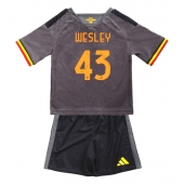 AS Roma Wesley Franca #43 Replika Tredjetröja Barn 2026-27 Kortärmad (+ byxor)
