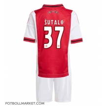 Ajax Josip Sutalo #37 Replika Hemmatröja Barn 2025-26 Kortärmad (+ byxor)
