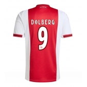 Ajax Kasper Dolberg #9 Replika Hemmatröja 2025-26 Kortärmad
