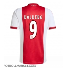 Ajax Kasper Dolberg #9 Replika Hemmatröja 2025-26 Kortärmad