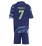 Ajax Raul Moro #7 Replika Bortatröja Barn 2025-26 Kortärmad (+ byxor)