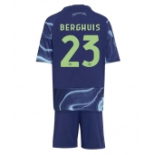Ajax Steven Berghuis #23 Replika Bortatröja Barn 2025-26 Kortärmad (+ byxor)