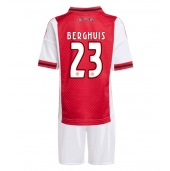 Ajax Steven Berghuis #23 Replika Hemmatröja Barn 2025-26 Kortärmad (+ byxor)