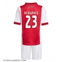 Ajax Steven Berghuis #23 Replika Hemmatröja Barn 2025-26 Kortärmad (+ byxor)