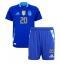 Argentina Alexis Mac Allister #20 Replika Bortatröja Barn Copa America 2024 Kortärmad (+ byxor)