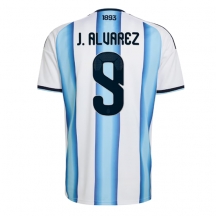 Argentina Julian Alvarez #9 Replika Hemmatröja VM 2026 Kortärmad