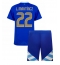 Argentina Lautaro Martinez #22 Replika Bortatröja Barn Copa America 2024 Kortärmad (+ byxor)