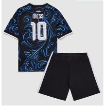 Argentina Lionel Messi #10 Replika Bortatröja Barn VM 2026 Kortärmad (+ byxor)