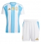Argentina Replika Hemmatröja Barn Copa America 2024 Kortärmad (+ byxor)