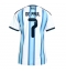 Argentina Rodrigo De Paul #7 Replika Hemmatröja Dam VM 2026 Kortärmad