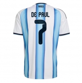 Argentina Rodrigo De Paul #7 Replika Hemmatröja VM 2026 Kortärmad