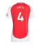 Arsenal Ben White #4 Replika Hemmatröja Dam 2024-25 Kortärmad