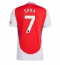 Arsenal Bukayo Saka #7 Replika Hemmatröja 2024-25 Kortärmad
