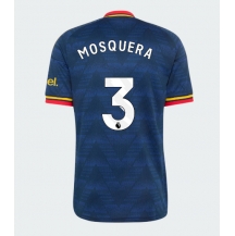 Arsenal Cristhian Mosquera #3 Replika Bortatröja 2026-27 Kortärmad