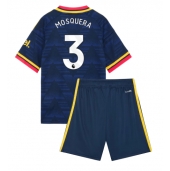 Arsenal Cristhian Mosquera #3 Replika Bortatröja Barn 2026-27 Kortärmad (+ byxor)