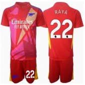 Arsenal David Raya #22 Målvakt Replika Bortatröja Barn 2024-25 Kortärmad (+ byxor)