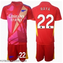 Arsenal David Raya #22 Målvakt Replika Bortatröja Barn 2024-25 Kortärmad (+ byxor)