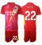 Arsenal David Raya #22 Målvakt Replika Bortatröja Barn 2024-25 Kortärmad (+ byxor)