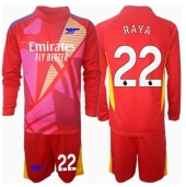 Arsenal David Raya #22 Målvakt Replika Bortatröja Barn 2024-25 Långärmad (+ byxor)