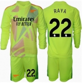 Arsenal David Raya #22 Målvakt Replika Hemmatröja Barn 2024-25 Långärmad (+ byxor)