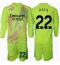Arsenal David Raya #22 Målvakt Replika Hemmatröja Barn 2024-25 Långärmad (+ byxor)