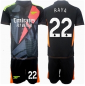 Arsenal David Raya #22 Målvakt Replika Tredjetröja Barn 2024-25 Kortärmad (+ byxor)