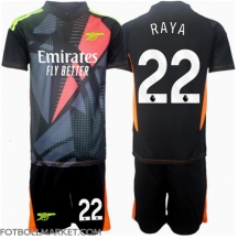 Arsenal David Raya #22 Målvakt Replika Tredjetröja Barn 2024-25 Kortärmad (+ byxor)