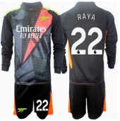 Arsenal David Raya #22 Målvakt Replika Tredjetröja Barn 2024-25 Långärmad (+ byxor)