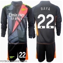 Arsenal David Raya #22 Målvakt Replika Tredjetröja Barn 2024-25 Långärmad (+ byxor)