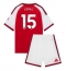 Arsenal Ezri Konsa #15 Replika Hemmatröja Barn 2026-27 Kortärmad (+ byxor)