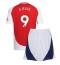 Arsenal Gabriel Jesus #9 Replika Hemmatröja Barn 2024-25 Kortärmad (+ byxor)