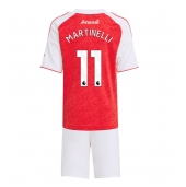 Arsenal Gabriel Martinelli #11 Replika Hemmatröja Barn 2025-26 Kortärmad (+ byxor)