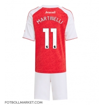 Arsenal Gabriel Martinelli #11 Replika Hemmatröja Barn 2025-26 Kortärmad (+ byxor)