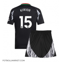 Arsenal Jakub Kiwior #15 Replika Bortatröja Barn 2024-25 Kortärmad (+ byxor)