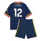 Arsenal Jurrien Timber #12 Replika Bortatröja Barn 2026-27 Kortärmad (+ byxor)