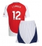 Arsenal Jurrien Timber #12 Replika Hemmatröja Barn 2024-25 Kortärmad (+ byxor)