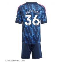 Arsenal Martin Zubimendi #36 Replika Bortatröja Barn 2025-26 Kortärmad (+ byxor)