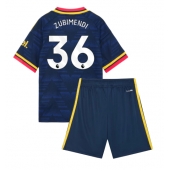 Arsenal Martin Zubimendi #36 Replika Bortatröja Barn 2026-27 Kortärmad (+ byxor)