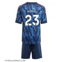 Arsenal Mikel Merino #23 Replika Bortatröja Barn 2025-26 Kortärmad (+ byxor)