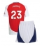 Arsenal Mikel Merino #23 Replika Hemmatröja Barn 2024-25 Kortärmad (+ byxor)